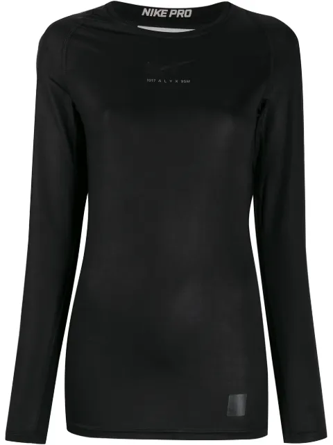 1017 ALYX 9SM x Nike raglan-sleeves logo top