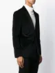 Dondup fitted curved-hemline blazer