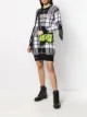 الصورة 2 من Philipp Plein فستان كاروهات منسوج