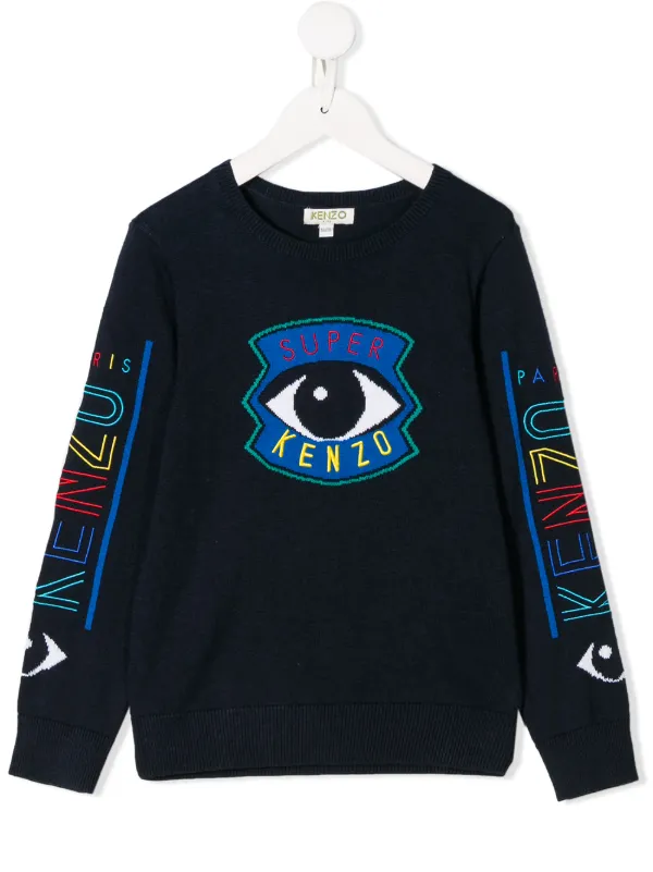 kenzo blue sweatshirt