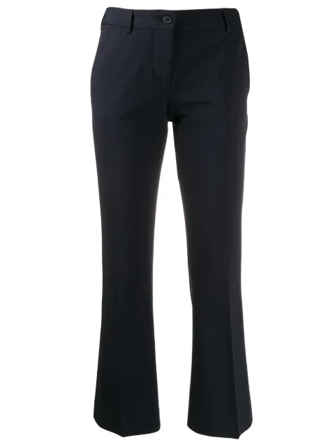 Alberto Biani cropped slim-fit trousers