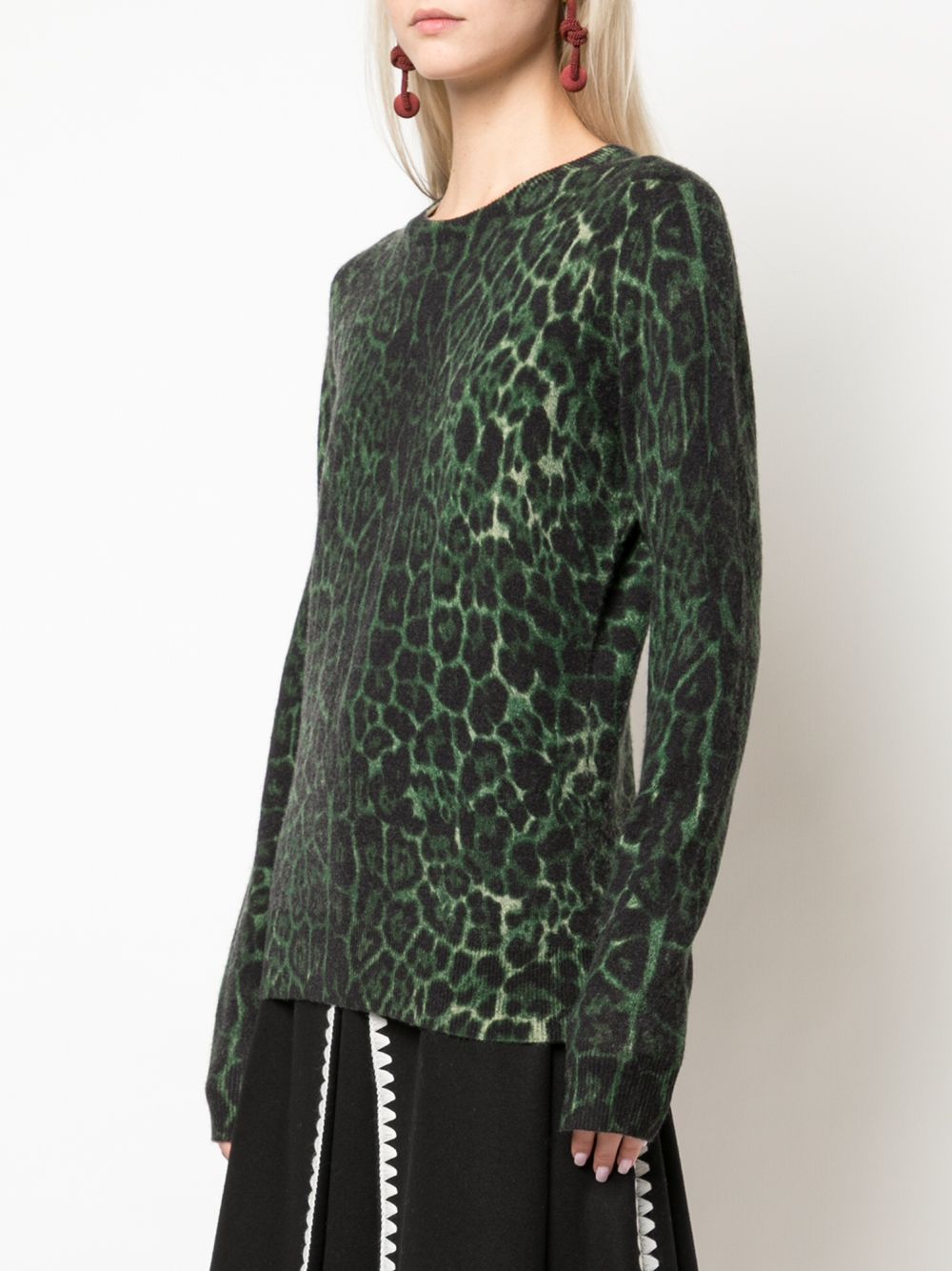 фото Samantha sung womens hunter green knitwear pullover