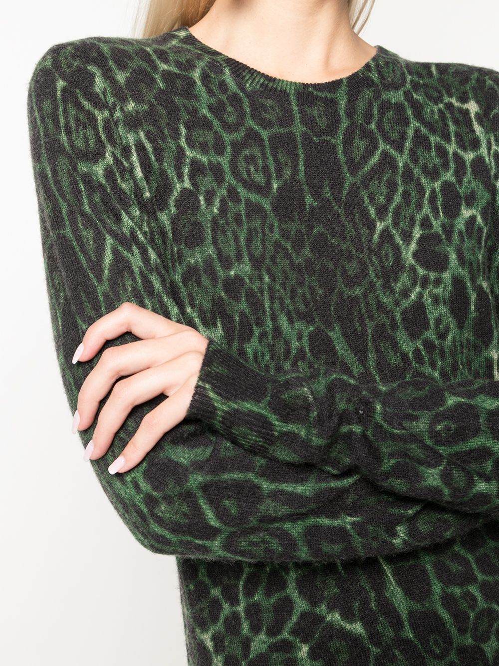 фото Samantha sung womens hunter green knitwear pullover