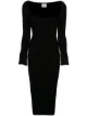 Image 1 of Khaite Beth sweetheart-neck dress