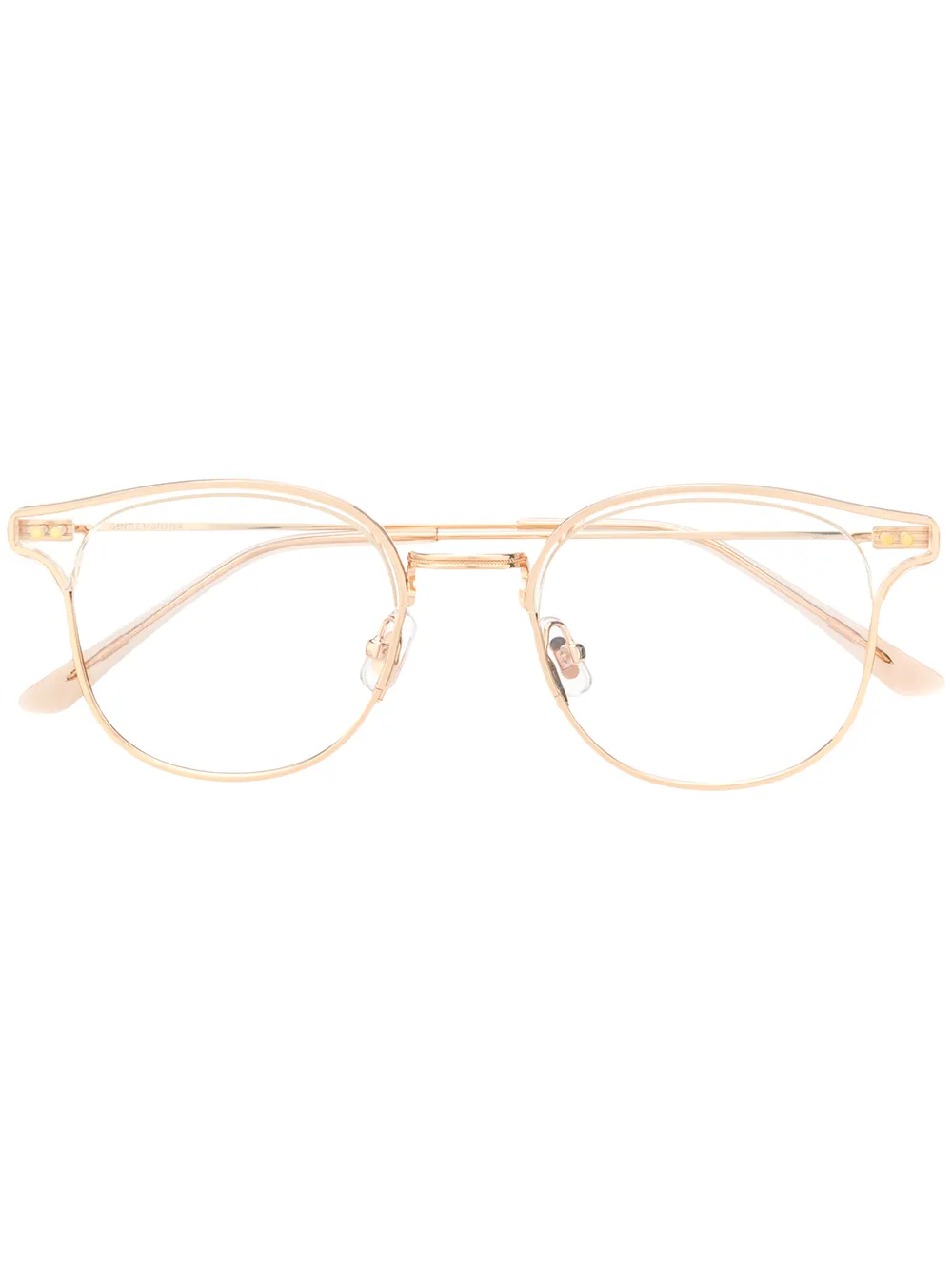 Gentle Monster Alio C1 round-frame Glasses - Farfetch