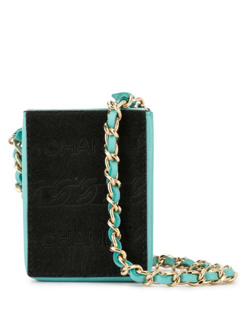 Affordable HOT SALE CHANEL 2001 mini chain pouch Women