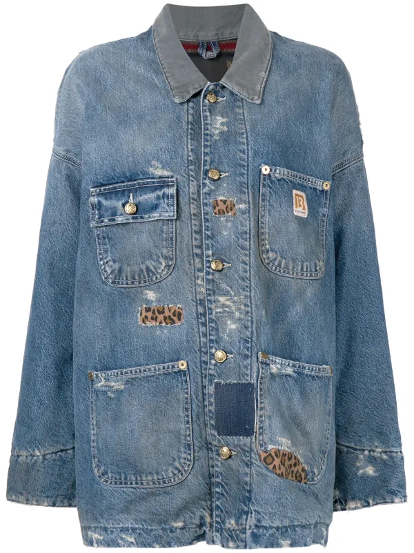 r13 oversized denim shirt