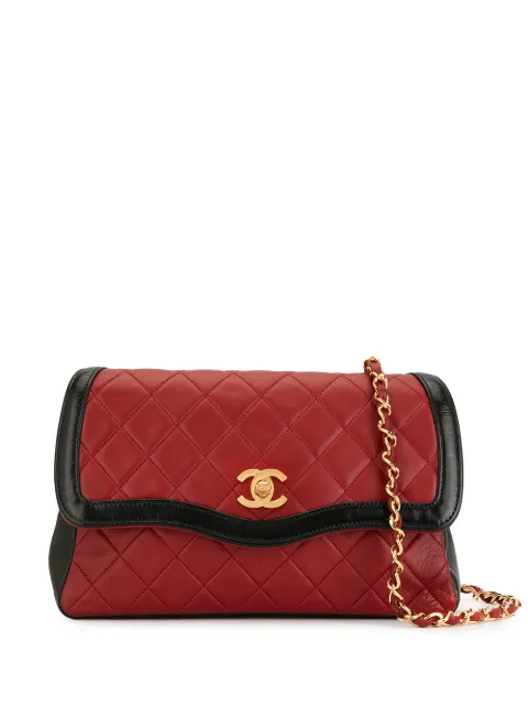 diamond quilted CC turn-lock crossbody bag