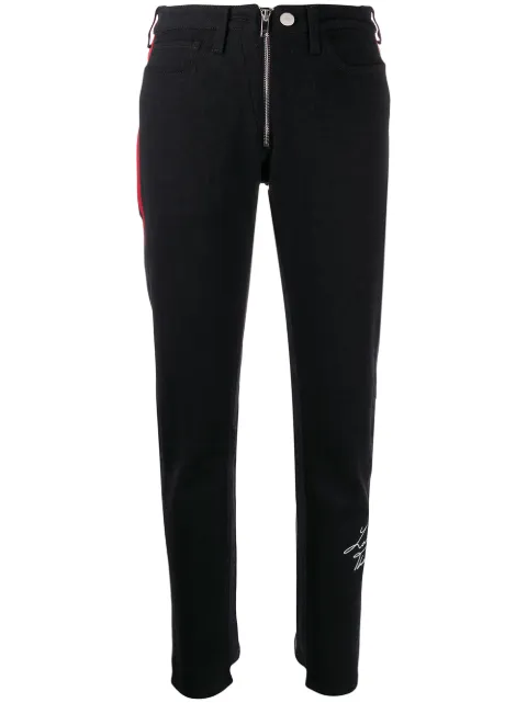COUNTY OF MILAN vintage wash slim jeans