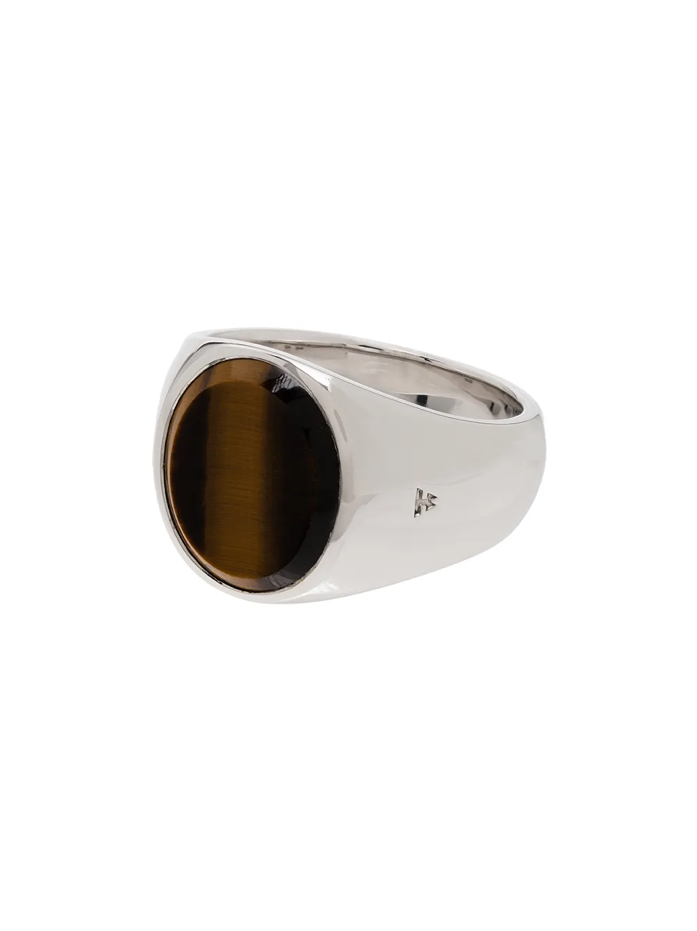 Tom Wood Oval onyx-stone Silver Ring - Farfetch