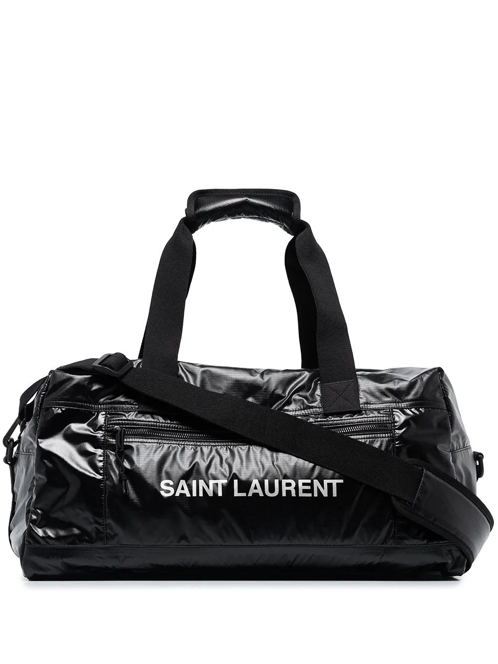 Saint Laurent Nuxx Nylon Holdall In Black