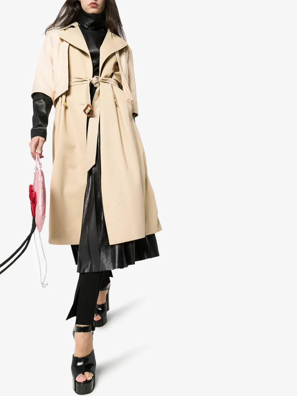 TIGER IN THE RAIN TIGER IN THE RAIN LAYERED TRENCH COAT,TR07200103314495337