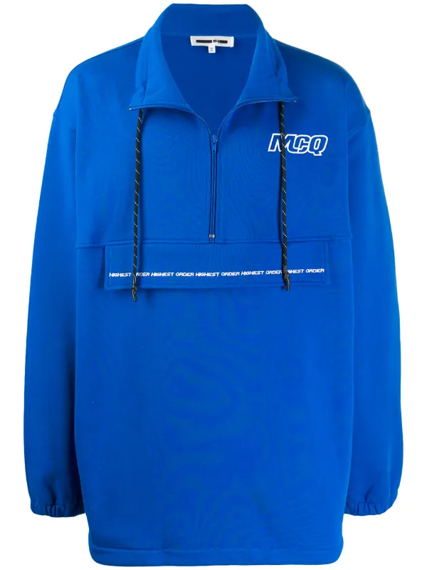 mcq zip hoodie