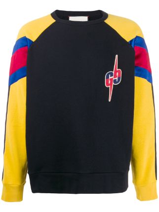 gucci patch sweatshirt