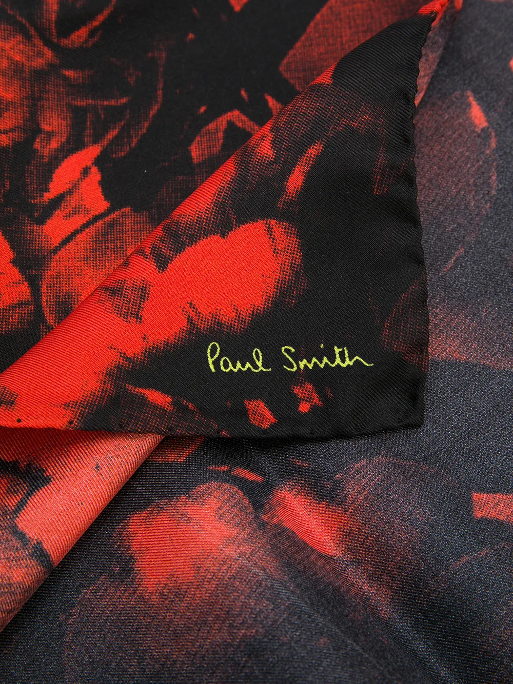 фото Paul smith платок-паше с цветочным принтом