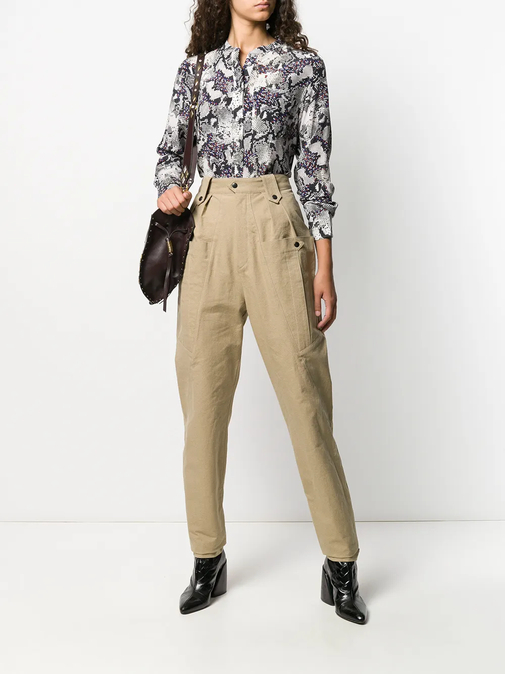 Isabel Marant Yerris Trousers - Neutrals 