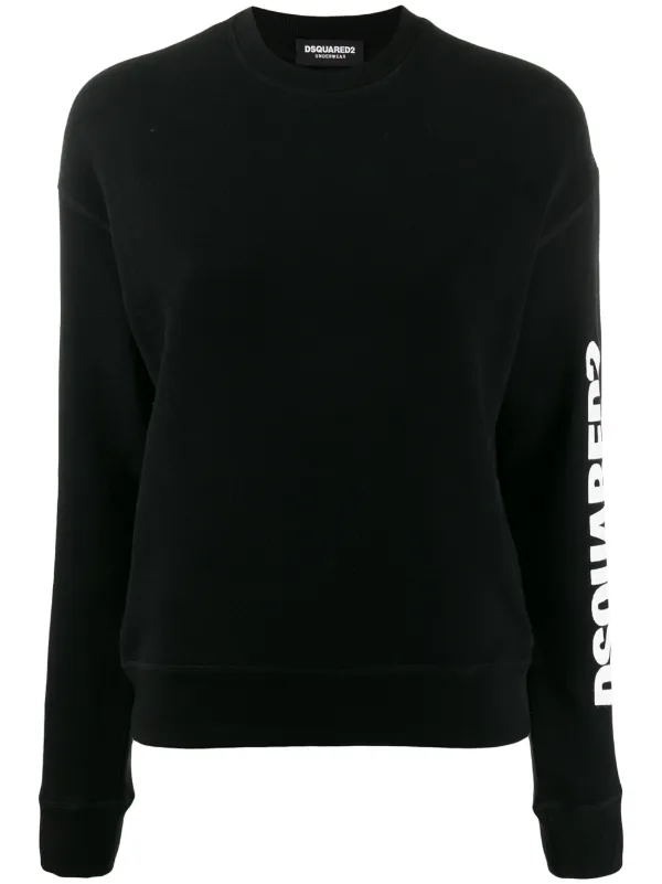 Dsquared2 Sweater Met Logoprint Farfetch Sweaters voor dames van Dsquared2 Farfetch