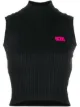 Image 1 of Gcds ribbed knit logo top