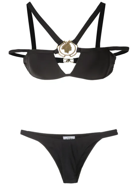 Amir Slama bikini à plaque logo