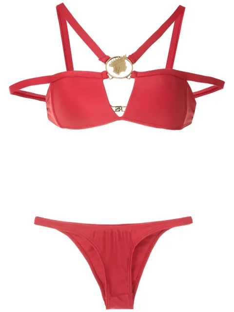 Amir Slama bikini à plaque logo