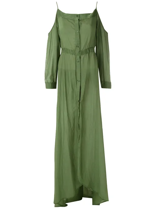 Robe longue en soie - Amir Slama - Modalova