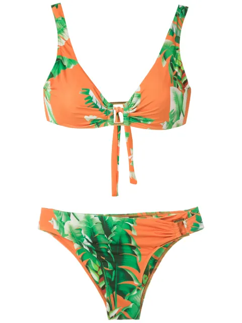 Amir Slama bikini con estampado floral