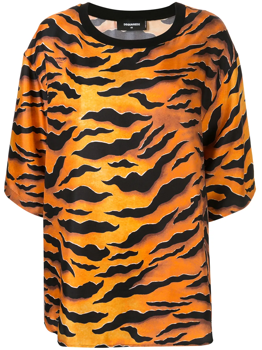 Dsquared2 T-Shirt Mit Tiger-Print ZXR0U qCl9y Dsquared2 T-Shirt Mit Tiger-Print ZXR0U qCl9y