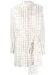 Image 1 of Chloé grid knotted dress