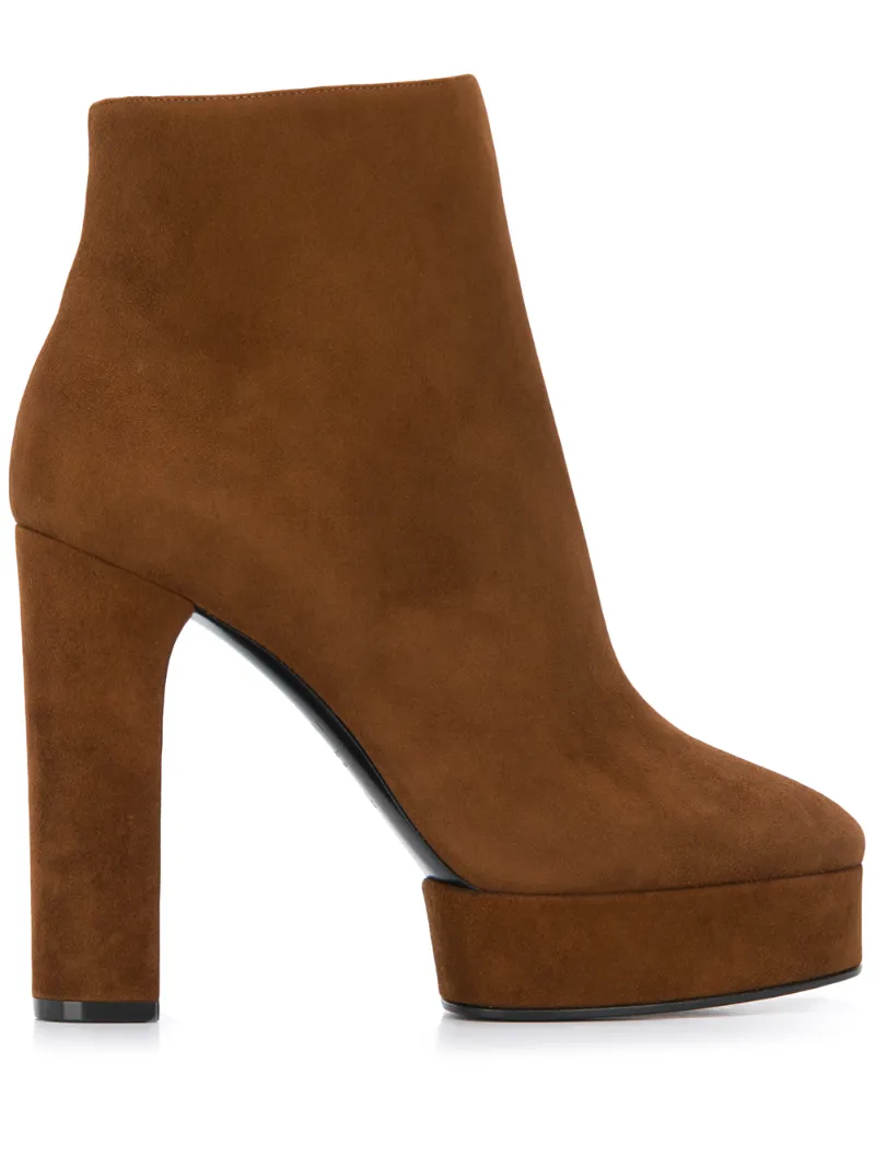 CASADEI HIGH HEEL PLATFORM BOOTS