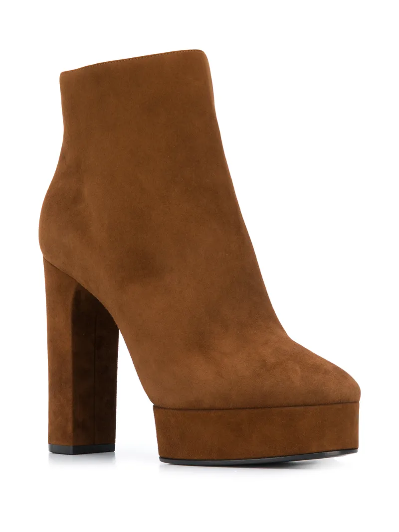 CASADEI HIGH HEEL PLATFORM BOOTS