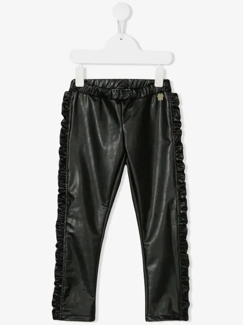 Simonetta ruffle trim trousers