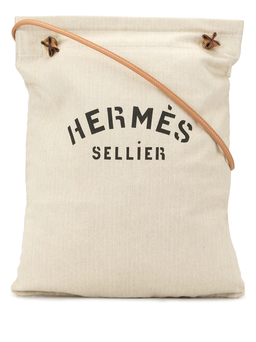 PreOwned Hermes Aline Gm Shoulder Bag In Ivory, Brown, Black ModeSens