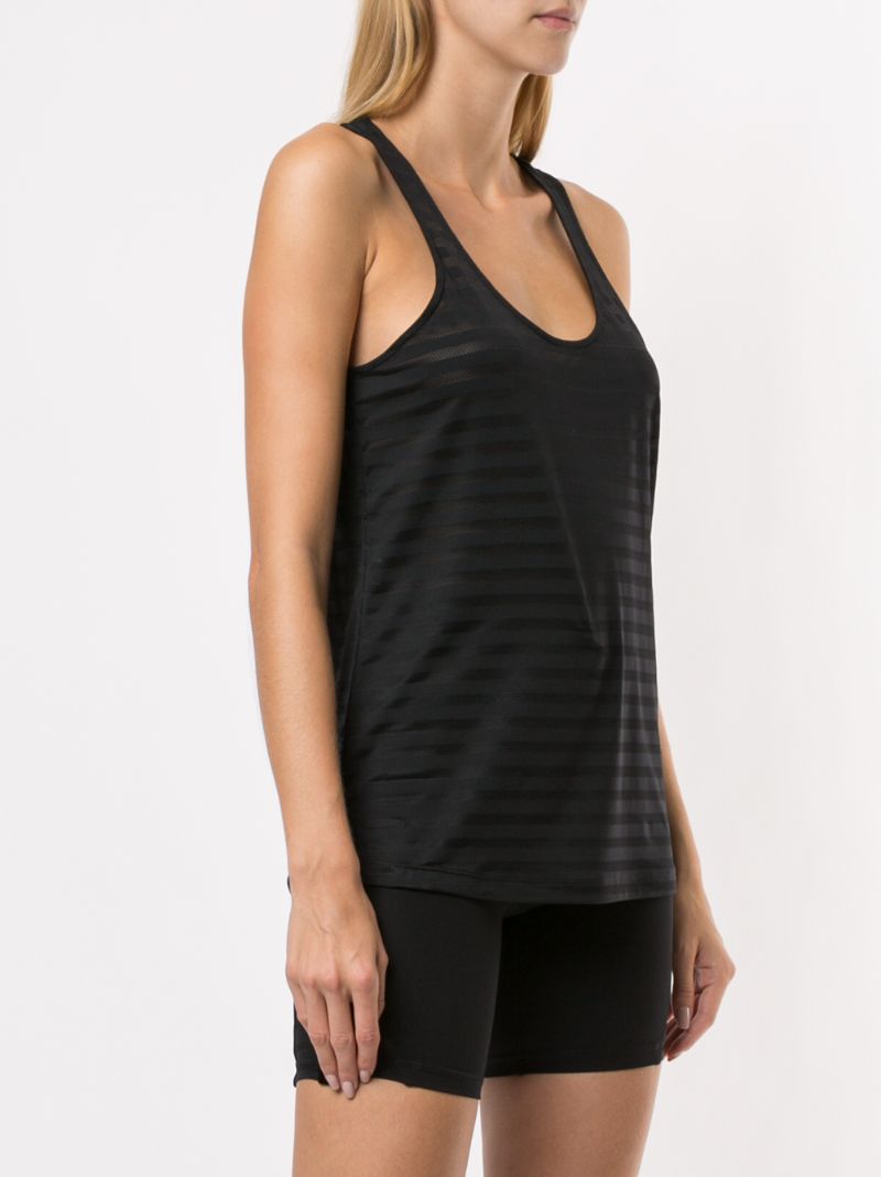 Shop The Upside Issy Mesh Tank Top In Black