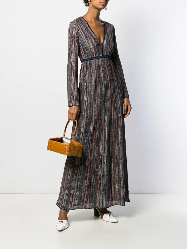 cass stripe maxi dress