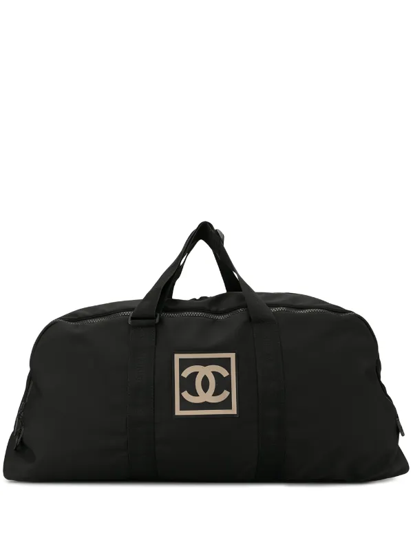 CHANEL Pre-Owned Sport Line ボストンバッグ | ブラック | FARFETCH JP