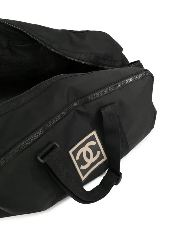 CHANEL Pre-Owned Sport Line ボストンバッグ | ブラック | FARFETCH JP