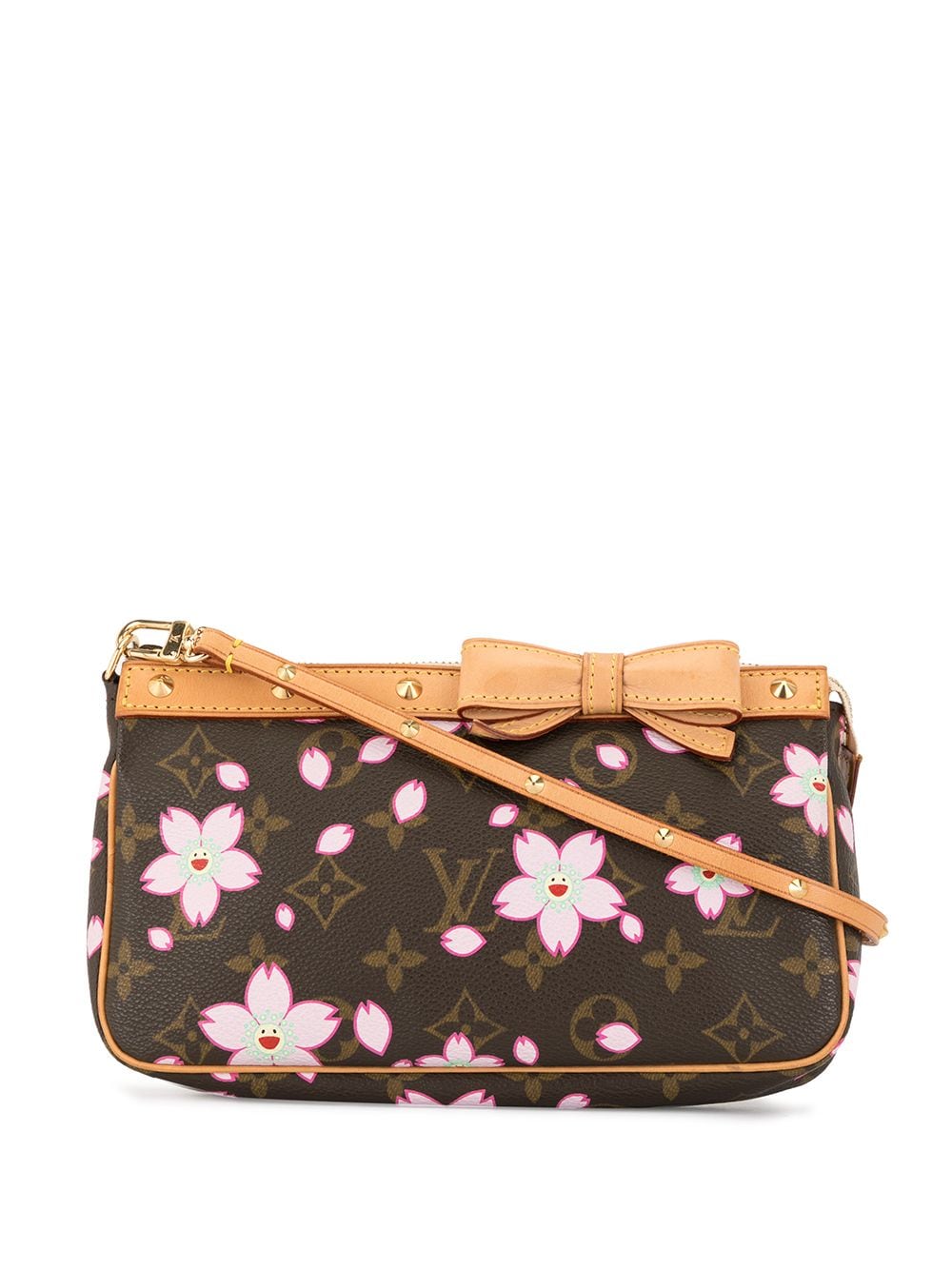 Louis Vuitton × Takashi Murakami Pouch Bag Cherry Blossom Monogram