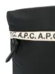 A.P.C. logo stripe messenger bag