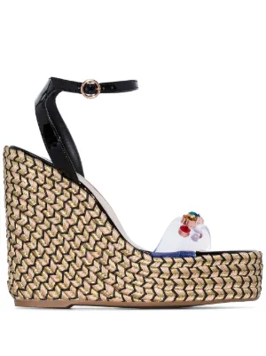 designer espadrilles wedges