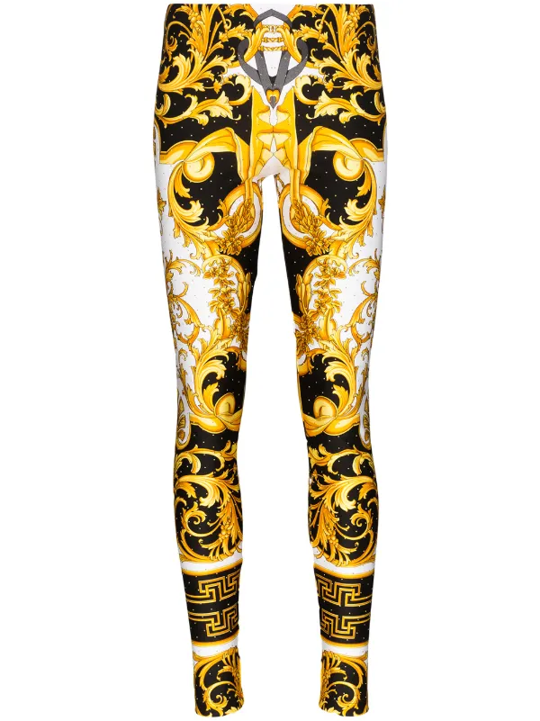 versace baroque leggings