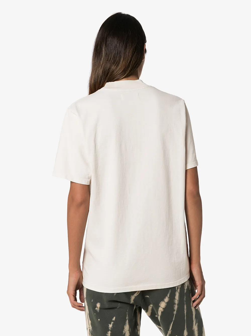 LES TIEN MOCK NECK COTTON T-SHIRT,HV200114499785