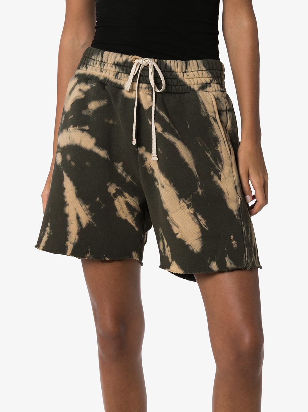 фото Les tien tie-dye drawstring shorts