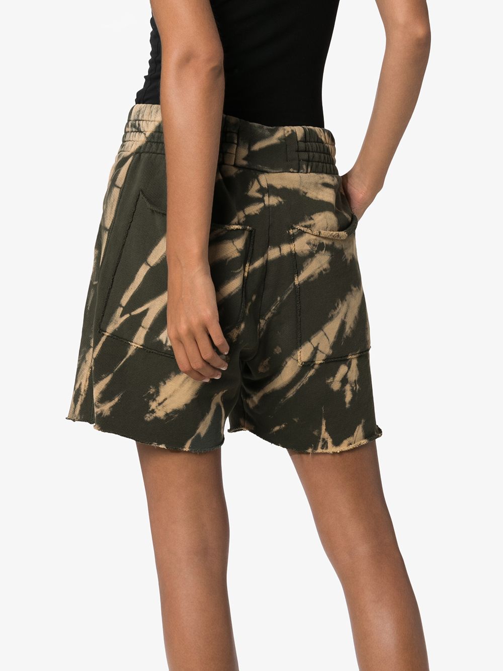 фото Les tien tie-dye drawstring shorts