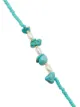 Anni Lu 18K gold-plated Emmanuelle turquoise beaded bracelet