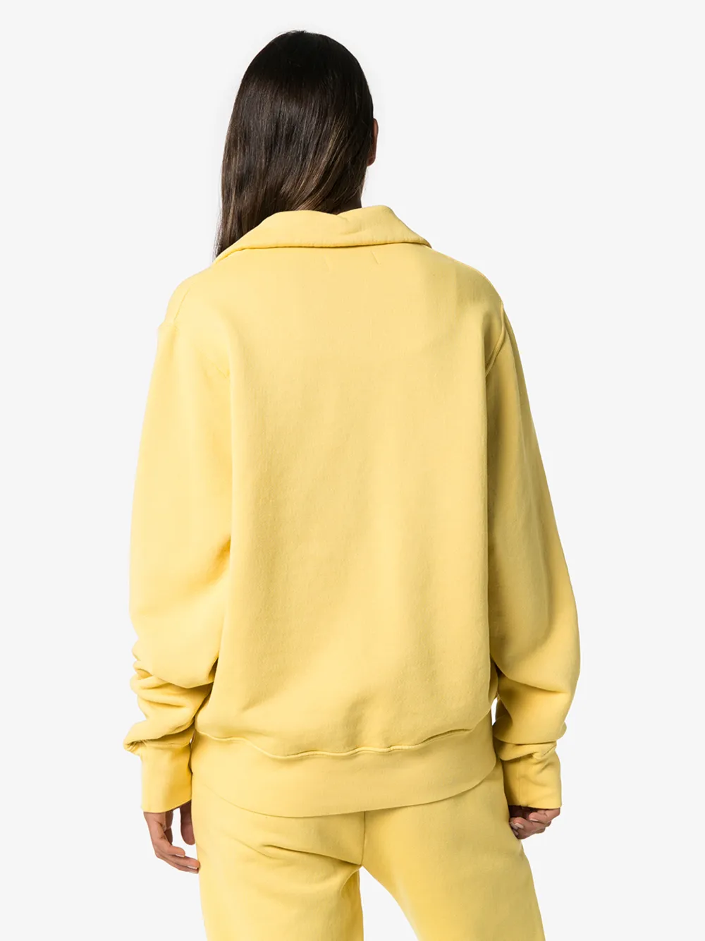 LES TIEN LES TIEN COLLARED COTTON SWEATER,CF101714499851