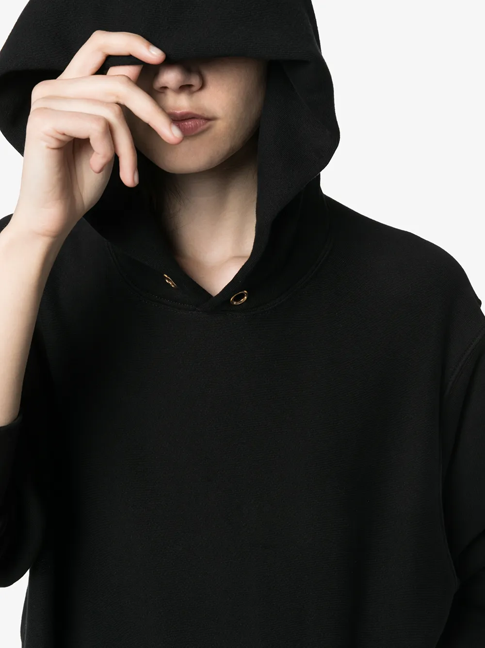 LES TIEN CROPPED COTTON HOODIE,CF100114499872