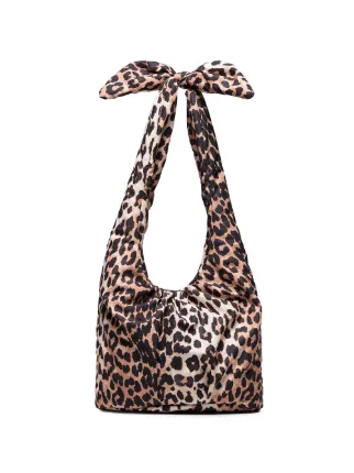 leopard print side bag