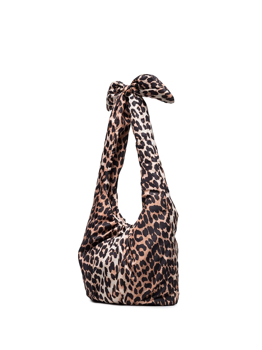 фото Ganni сумка на плечо с леопардовым принтом