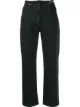 Image 1 of Valentino embroidered quote raw hem jeans