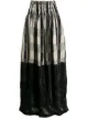الصورة 1 من Comme Des Garçons Pre-Owned تنورة طويلة بشرائط 1990